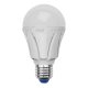 Лампа светодиодная Uniel (UL-00002003) E27 8W 6500K матовая LED-A60 8W/DW/E27/FR PLP01WH. 