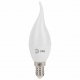 Лампа светодиодная ЭРА E14 7W 2700K матовая LED BXS-7W-827-E14. 