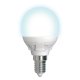 Лампа светодиодная Uniel диммируемая (UL-00004300) E14 7W 4000K матовая LED-G45 7W/4000K/E14/FR/DIM PLP01WH. 