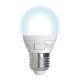 Лампа светодиодная Uniel диммируемая (UL-00004301) E27 7W 4000K матовая LED-G45 7W/4000K/E27/FR/DIM PLP01WH. 