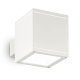 Уличный настенный светильник Ideal Lux Snif Square AP1 Bianco. 