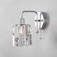 Бра Eurosvet Scoppio 10101/1 хром/прозрачный хрусталь Strotskis. 