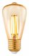 Лампа светодиодная филаментная Eglo E27 3,5W 2200К янтарь 11553. 
