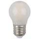 Лампа светодиодная филаментная филаментная ЭРА E27 5W 4000K матовая F-LED P45-5W-840-E27 frost. 