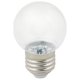 Лампа декоративная светодиодная (UL-00005807) Volpe E27 1W 3000K прозрачная LED-G45-1W/3000K/E27/CL/С. 