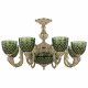 Подвесная люстра Bohemia Ivele 71203P/8/210 GW P1 U Clear-Green/H-1J. 