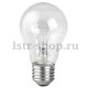 Лампа накаливания ЭРА E27 40W 2700K прозрачная A50 40-230-Е27-CL. 