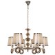 Подвесная люстра iLamp Brooklyn P2401-6 Nickel. 