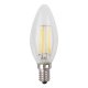 Лампа светодиодная ЭРА E14 9W 4000K прозрачная F-LED B35-9w-840-E14 Б0046995. 