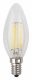 Лампа светодиодная филаментная ЭРА E14 11W 2700K прозрачная F-LED B35-11w-827-E14 Б0046985. 