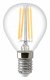 Лампа светодиодная филаментная Thomson E14 9W 4500K шар прозрачная TH-B2086. 