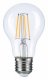 Лампа светодиодная филаментная Thomson E27 9W 4500K груша прозрачная TH-B2062. 
