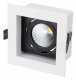 Встраиваемый светильник Arlight  CL-KARDAN-S102x102-9W Warm (WH-BK, 38 deg). 