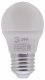 Лампа светодиодная ЭРА E27 8W 4000K матовая LED P45-8W-840-E27 R Б0049645. 