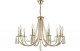Подвесная люстра Crystal Lux Victoria SP10 Gold/Amber. 