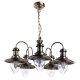 Подвесная люстра Arte Lamp Fisherman A5518LM-5AB. 