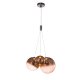 Подвесной светодиодный светильник Crystal Lux Elche SP3 Copper. 