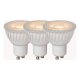 Лампа светодиодная диммируемая Lucide GU10 5W 3000K белая (3 шт.) 49006/15/31. 