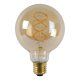 Лампа светодиодная диммируемая Lucide E27 5W 2200K янтарная 49032/05/62. 