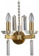 Бра Crystal Lux Marron AP2 Brass. 