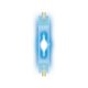 Лампа металлогалогеновая Uniel R7s 70W прозрачная MH-DE-70/BLUE/R7s 04847. 