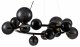 Подвесная люстра Indigo Molecola 11018/14P Black. 