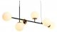 Подвесной светильник iLamp Golden 9136P/6 BK-WH. 