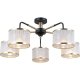 Потолочная люстра Illumico IL0337-5CSQ-79 BK AB. 