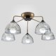 Потолочная люстра Imex MD.3826-5-S AB+BK. 