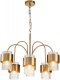 Подвесная люстра Indigo ELEGANZA 12019/A/6P Brass V000322. 