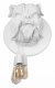 Настенный светильник Loft IT Bulldog 10177 White. 