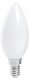 Лампа светодиодная Feron E14 15W 4000K Свеча Матовая 38257. 