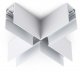 Коннектор X-образный для накладного шинопровода Ambrella light Track System Magnetic GL3375. 