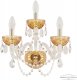 Бра Bohemia Ivele Crystal 5402 5402B/2+1/165 G Amber/M-1G. 