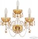 Бра Bohemia Ivele Crystal 5402 5402B/2+1/165 G Amber/M-1G K721. 