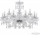Подвесная люстра Bohemia Ivele Crystal 105 105/10+5/300 Ni. 