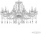 Подвесная люстра Bohemia Ivele Crystal 107 107/12/360 Ni. 