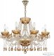 Подвесная люстра Bohemia Ivele Crystal 5413 5413/8/240 G Amber/M-1G K721. 