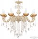 Подвесная люстра Bohemia Ivele Crystal AL7901 AL79101/8/250 B WMG P Amber/M-1F. 