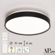 Потолочный светильник APL LED Toscana 3315.XM302-2-328/18W Black. 