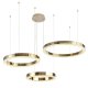 Подвесной светодиодный светильник Crystal Lux Saturn SP120W Led Gold. 