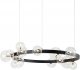 Подвесная люстра DeLight Collection Art Deco Bubble 771120 (KM1294P-15 black/clear). 