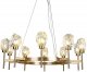 Подвесная люстра DeLight Collection Cornwell BRCH9162-10 antique brass. 