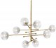Потолочная люстра DeLight Collection Globe Mobile KG0835P-8 brass. 