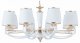 Подвесная люстра Arte Milano Florentia-2457 302457/8 Wh/Gd. 