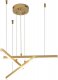 Подвесной светодиодный светильник Indigo Paralleli 14017/3P Gold V000085L. 