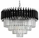 Подвесная люстра Natali Kovaltseva Darian DARIAN 76017/10C CHROME BLACK. 