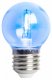 Лампа светодиодная Feron E27 2W синий прозрачная LB-383 48934. 