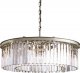 Подвесная люстра DeLight Collection 1920s Odeon KR0387P-10B chrome/clear. 