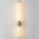 Настенный светодиодный светильник Crystal Lux Lineup AP18W Led Brass. 